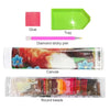 Cherry Blossom Tower Diamond Painting Kit – DIY 5D Wall Art for Adults