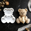 Crochet Texture Teddy Bear Silicone Mold for Resin & Plaster Crafts