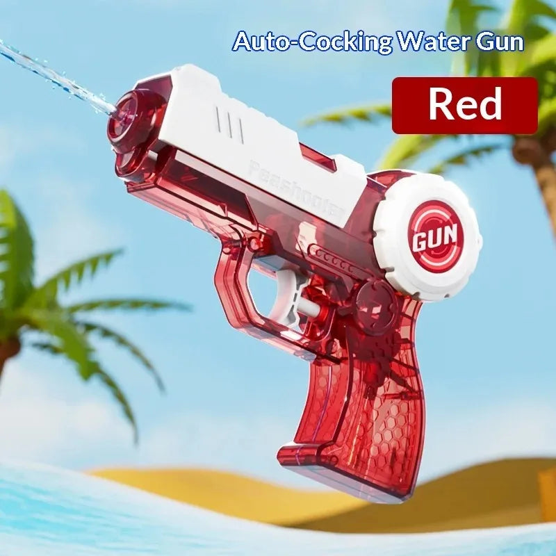 Jump Chamber Press Water Gun for Kids