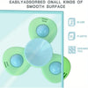 Suction Cup Spinning Top Toy with Cute Bug and Flower Design