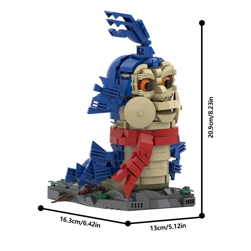 Labyrinth 1986 The Worm Building Blocks Set – 586-Piece DIY Model Kit for Adults