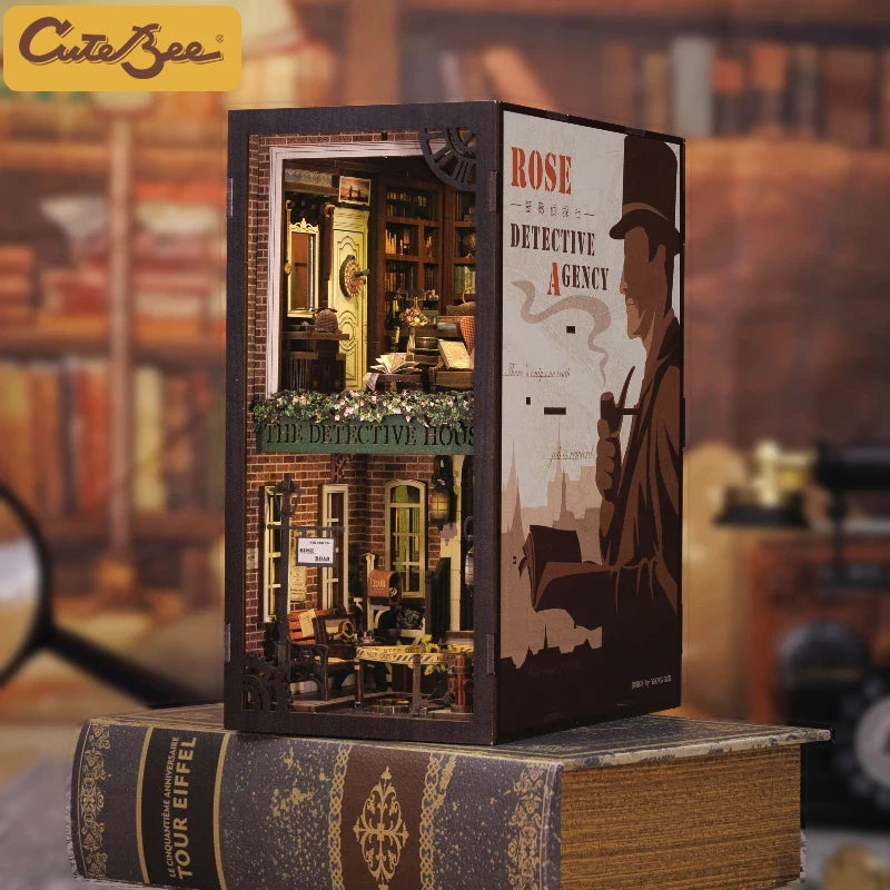 Eternal Bookstore DIY Book Nook Kit with LED Lighting