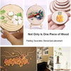 Natural Pine Wood Slices for DIY Crafts and Decor