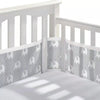 Breathable 4-Sided Crib Bumper Set for Infant Safety