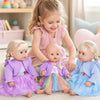 Adorable Baby Doll Clothing Set with Coat and Dress