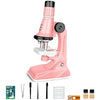 Kids Pocket Microscope with LED Light - 200x to 1200x Zoom for STEM Learning