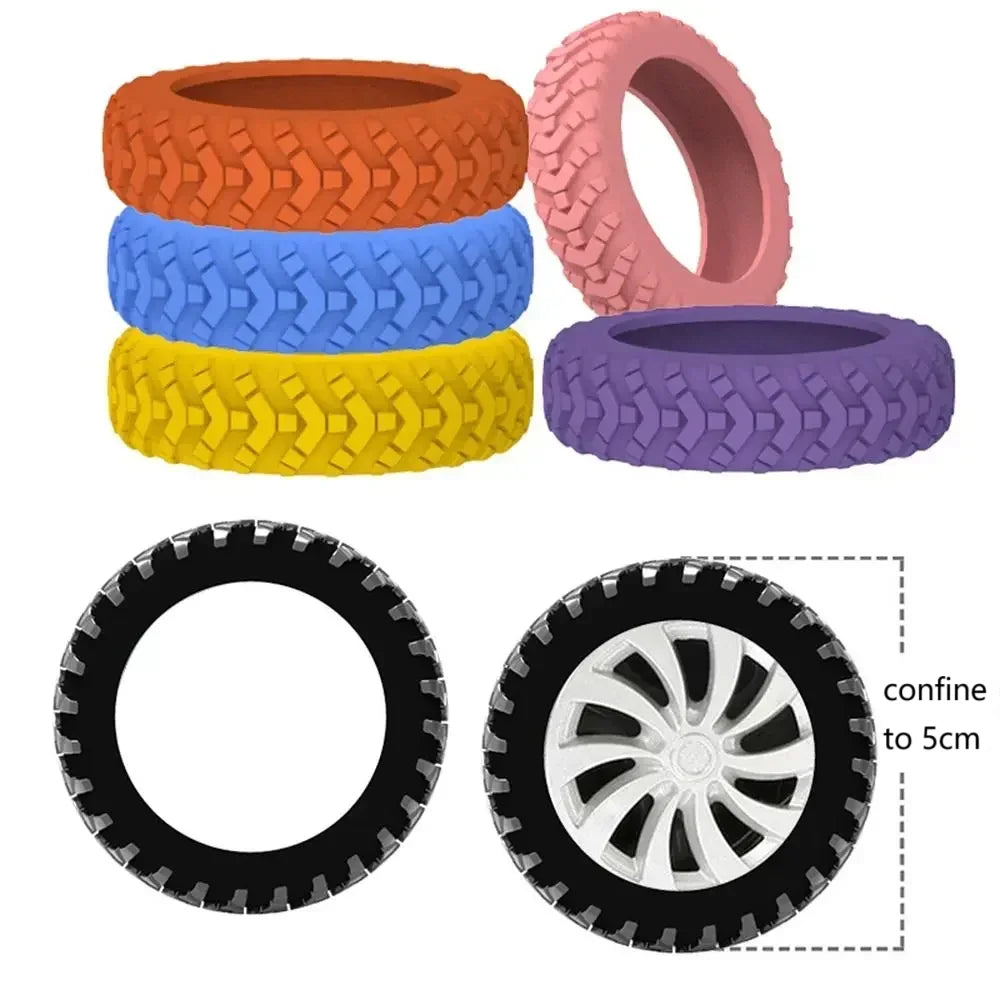 Silicone Luggage Wheel Protector Covers – Set of 8