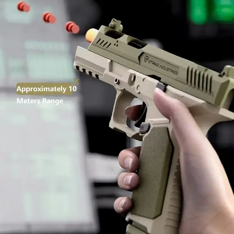 Shell Ejecting Toy Gun with Continuous Firing Action