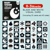 Montessori High-Contrast Visual Stimulation Cards for Babies