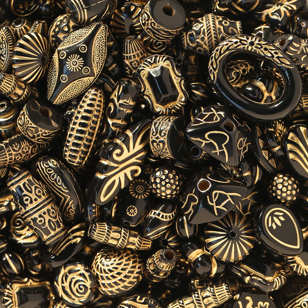 Mixed Classical Acrylic Spacer Beads for DIY Jewelry Making