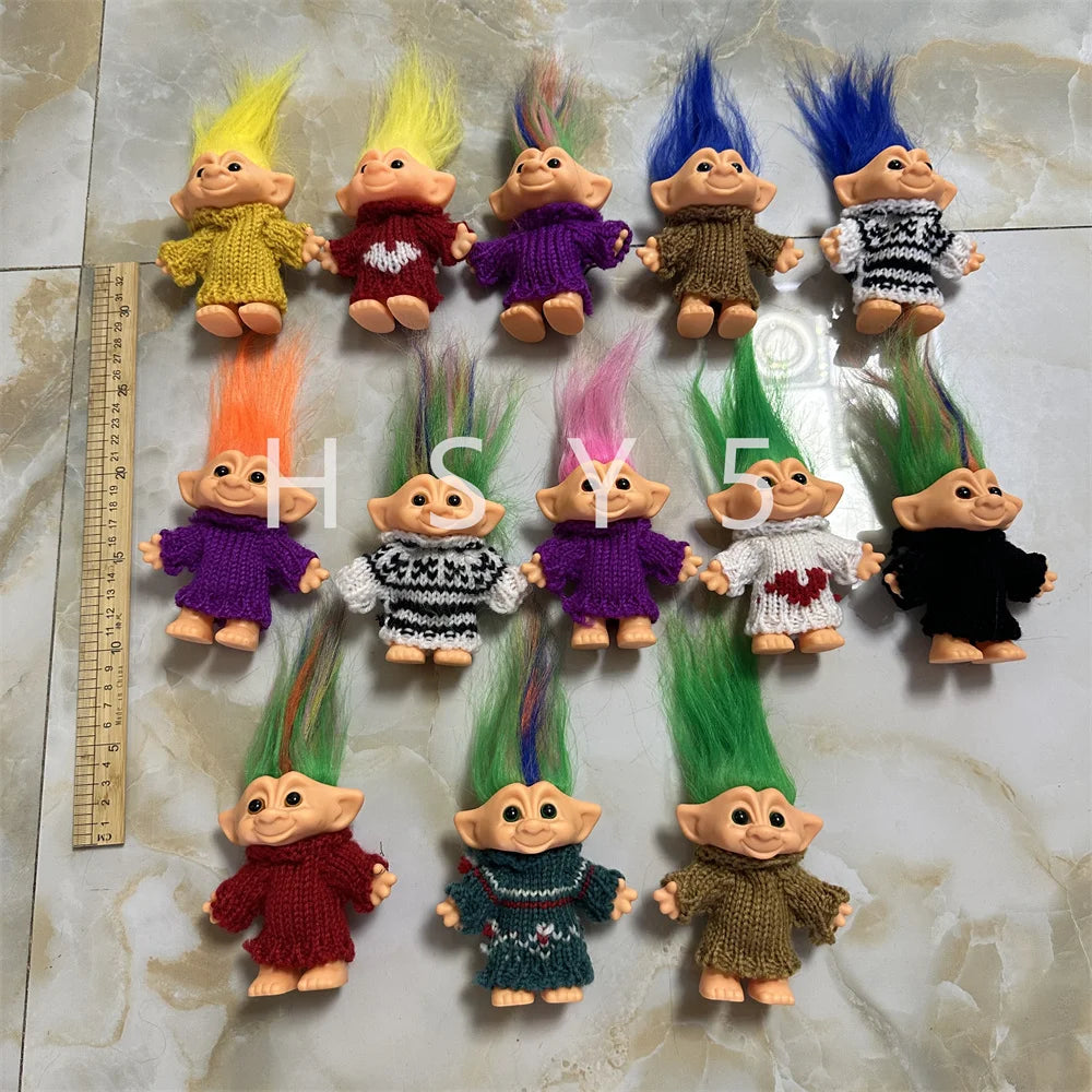 Handcrafted Ugly Troll Doll Collectible Figurine