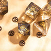 Steampunk Gear Dice Set for Tabletop RPGs