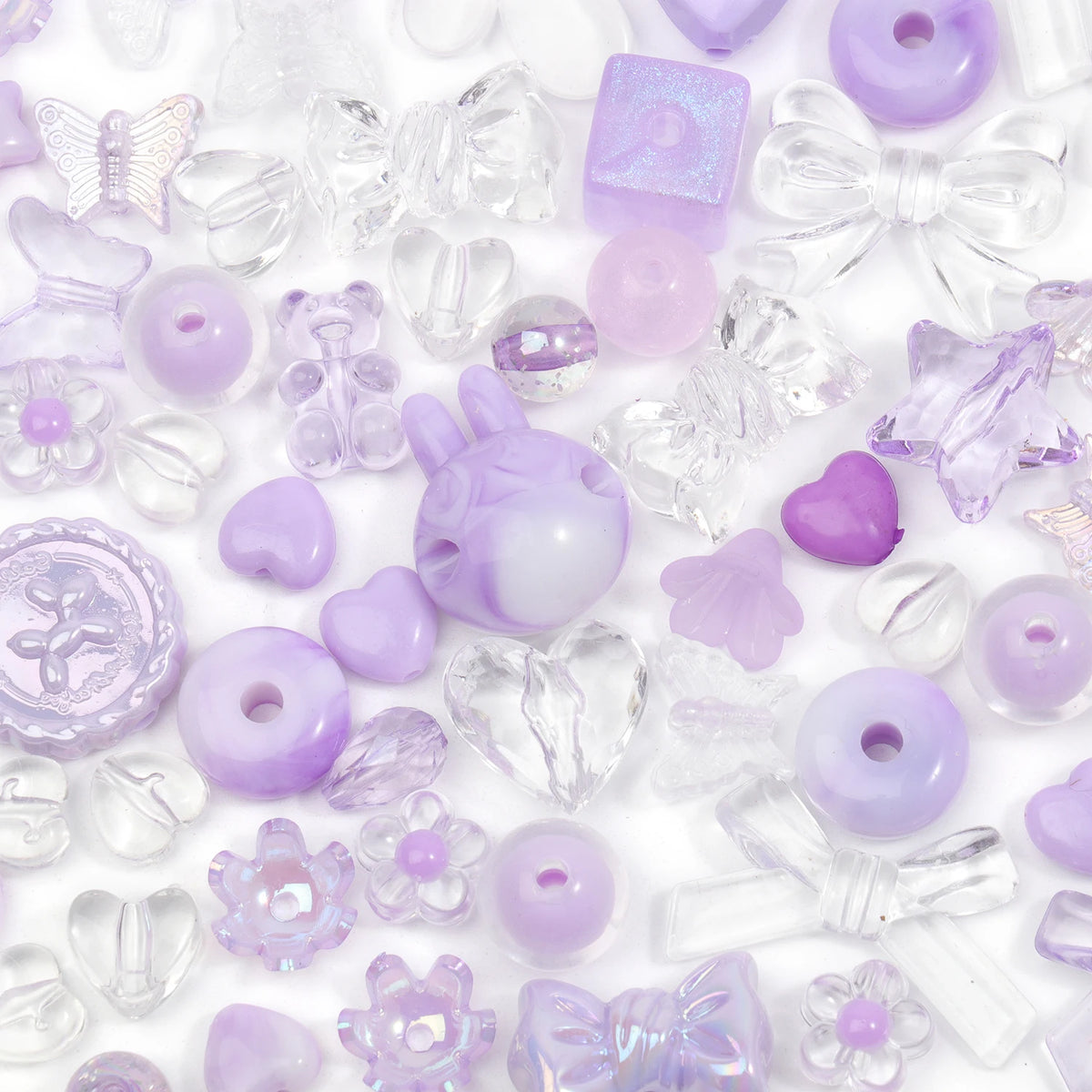 Colorful Assorted Acrylic Beads for DIY Jewelry Making