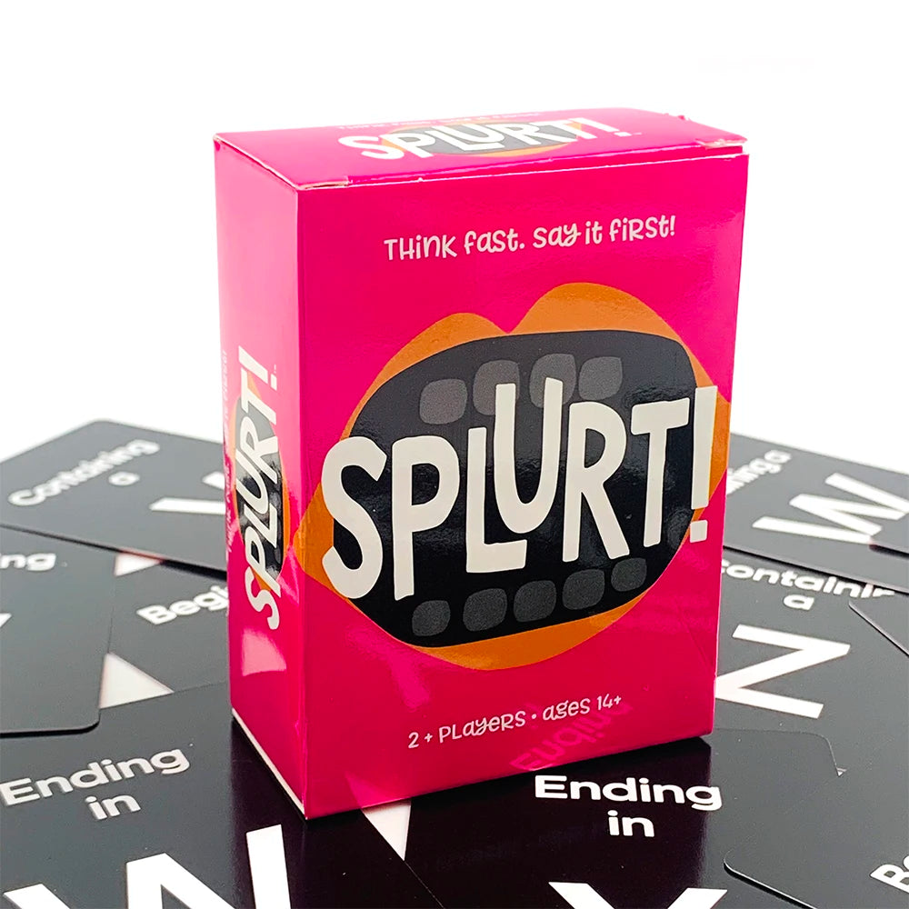 Splurt! Fast-Paced Party Card Game for Families and Friends