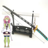 Metal Demon Slayer Katana Replica – Tanjiro Inspired Mini Samurai Sword
