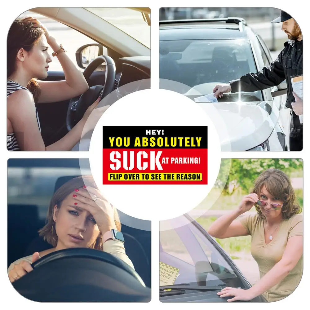 Humorous Fake Parking Tickets - Funny Car Pranks (50 Pack)