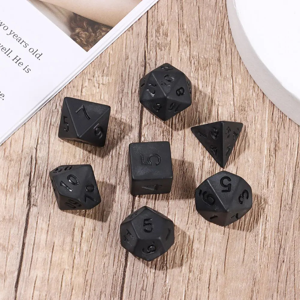 7-Piece Polyhedral Dice Set for Tabletop RPGs and Board Games