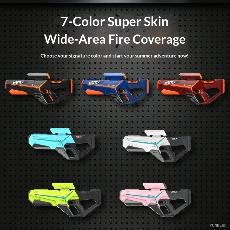 Electric LED Water Gun with Automatic Suction