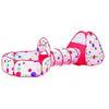 3-in-1 Kids Ball Pit Play Tent with Tunnel