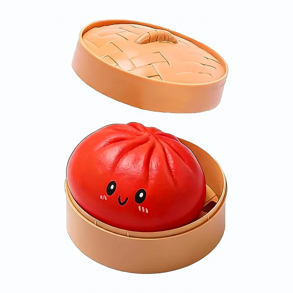 Squishy Dumpling Stress Relief Toy – Cute Squeeze Fidget for Anxiety & Fun
