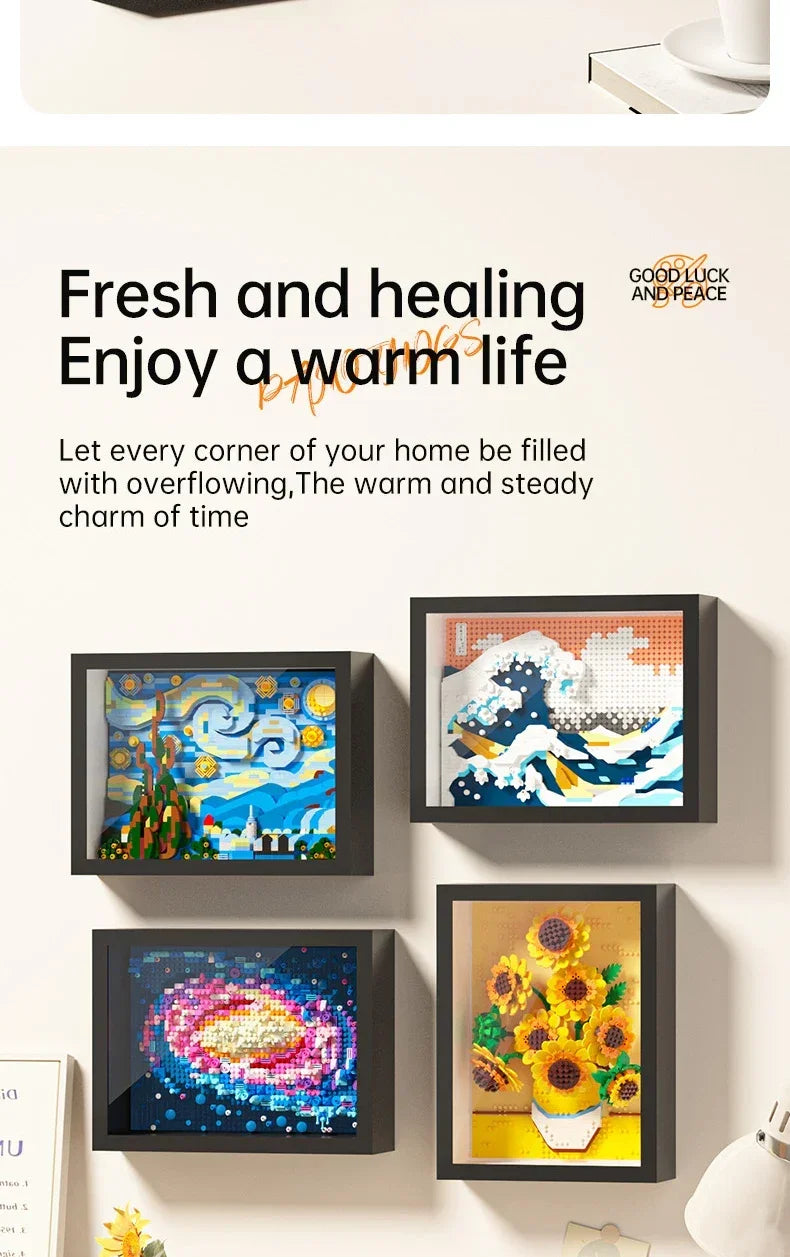 Art Masterpiece Building Block Set – Van Gogh, Starry Night & More