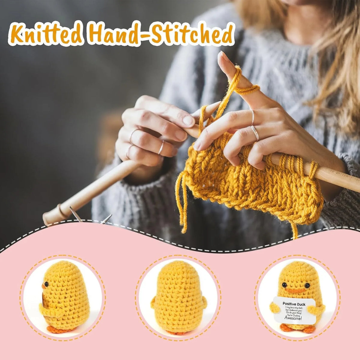 Positive Energy Crochet Animal Gift