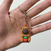 Cute Capybara Keychain Charm – Soft PVC Pendant for Bags, Phones & Keys