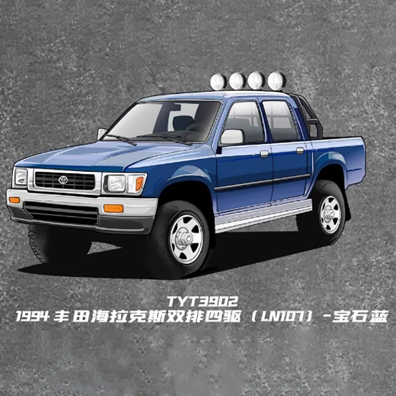 1:64 Scale Diecast Toyota Hilux Collectible Model