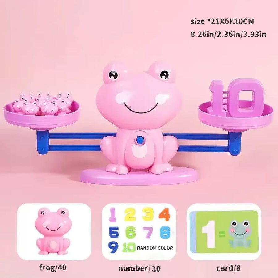 Frog Balance Math Game for Kids – Early Learning Addition & Subtraction Toy