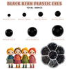 Plastic Doll Eyes for Crafts and Stuffed Animals (Multipack)