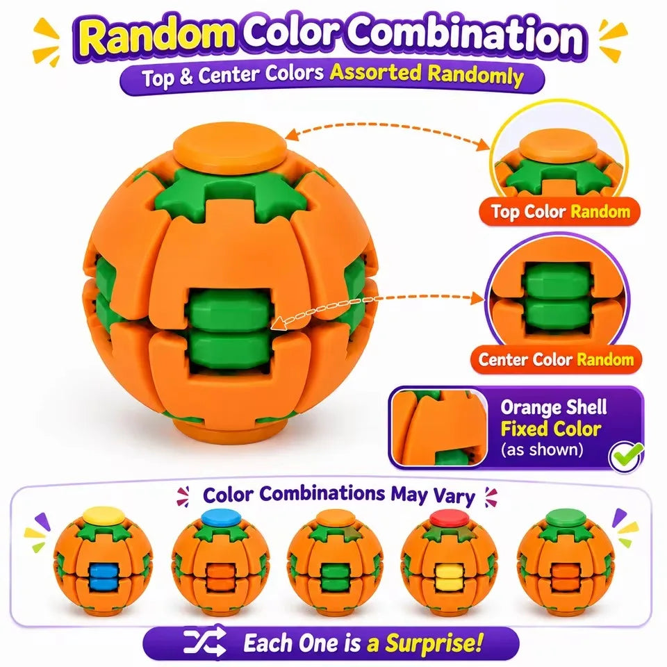 Fidget Gear Ball – Smooth Rotating Stress Relief Desktop Toy