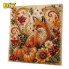Autumn Pumpkin 5D Pearl Painting Kit with Frame