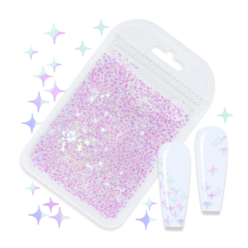 Shimmering Star Resin Sequins for DIY Crafts