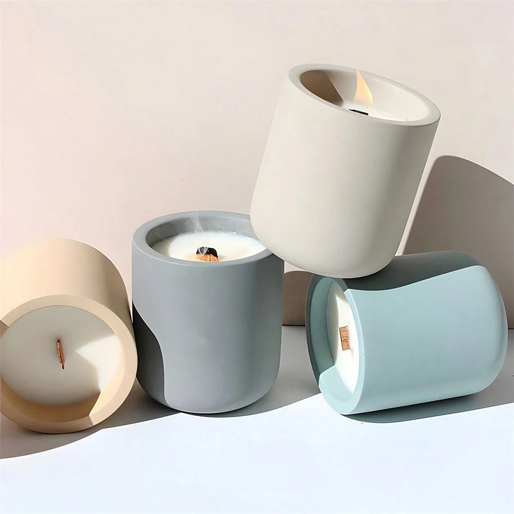 Flexible Silicone Mold for Cylindrical Storage Boxes and Vases