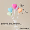 Colorful Plastic Cake Toppers for Birthday Parties & Desserts