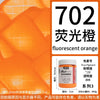 A bottle of PEBEO Matte Acrylic Paint in fluorescent orange color.