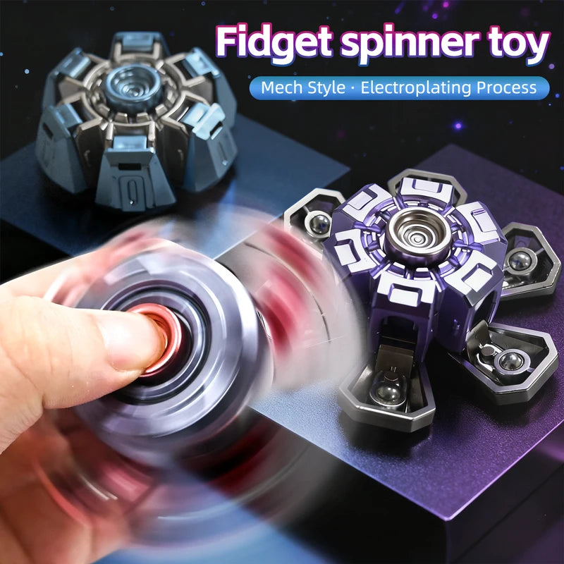 Compact Hand Spinner Fidget Toy for Stress Relief
