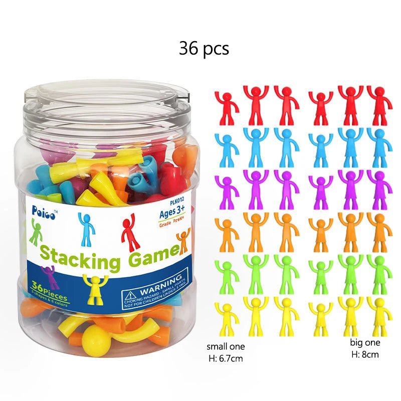 Montessori Light Table Sorting Blocks for Sensory Learning