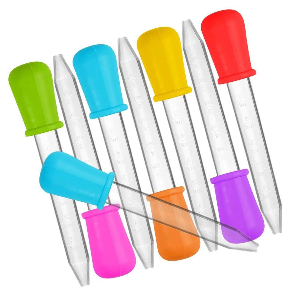 5ml Silicone Pipette Droppers for Liquid Transfer (Set of 5)