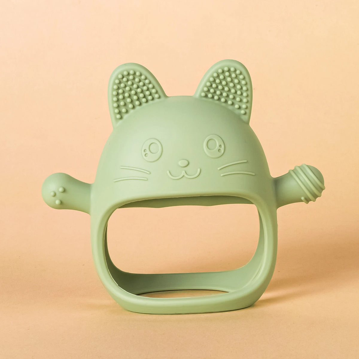 Chick-Shaped Silicone Teether Gloves for Babies