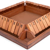 Wooden Shut the Box Dice Game for Family Fun