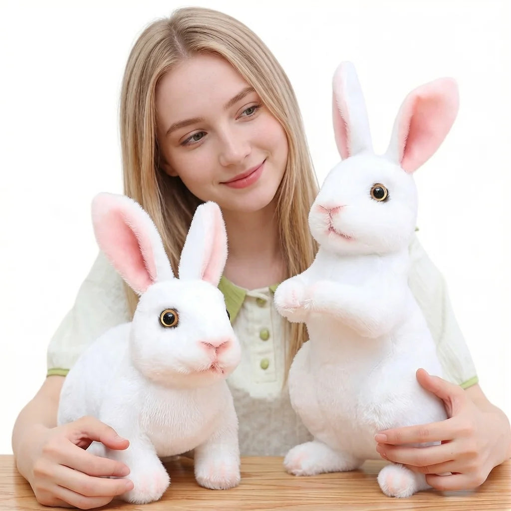 Lifelike Plush Bunny Rabbit Stuffed Animal