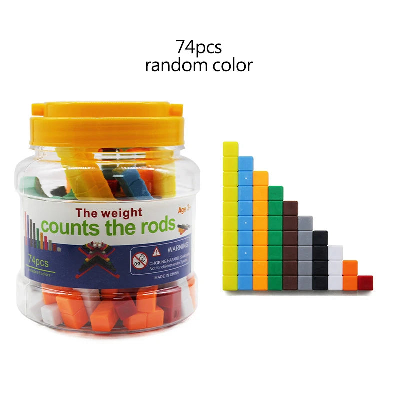 Montessori Light Table Sorting Blocks for Sensory Learning