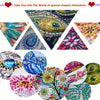 DIY Diamond Art Dragonfly & Butterfly Acrylic Door Hanging Ornament with Chain