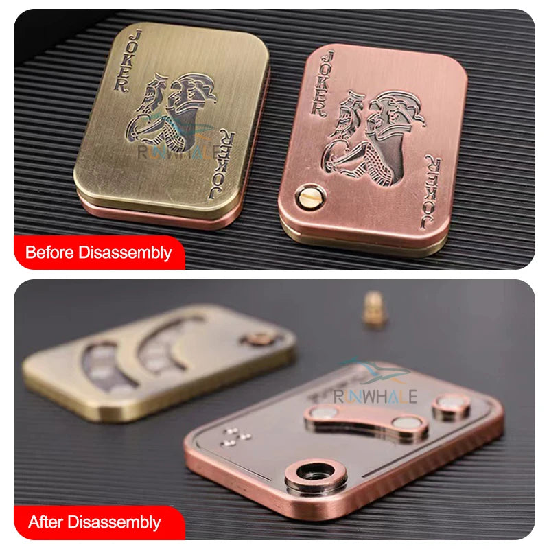Metal Magnetic Fidget Push Slider for Stress Relief & Focus