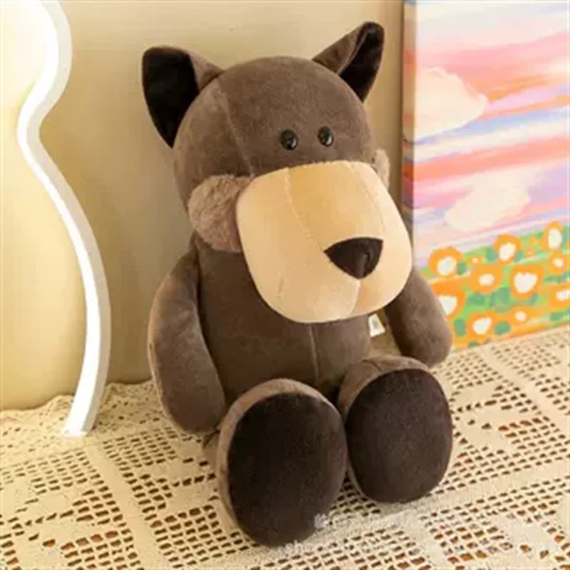 Soft Forest Animal Plush Toys Set – Lion, Elephant, Monkey & More