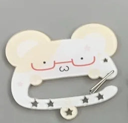 Calico Critters Heart Charm Keychain
