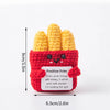 Handmade Crochet Positive Doll with Hugging Card
