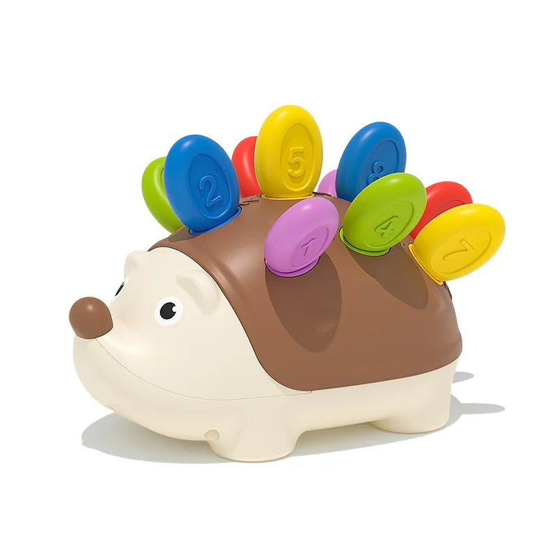 Montessori Hedgehog Toy for Fine Motor Skills and Sensory Learning