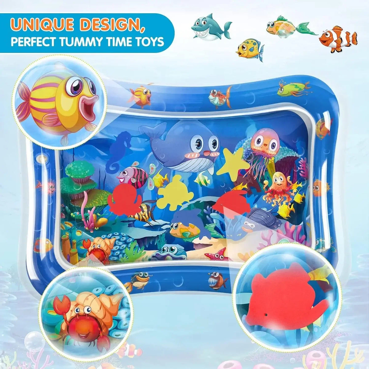 Inflatable Water Play Mat for Babies and Toddlers